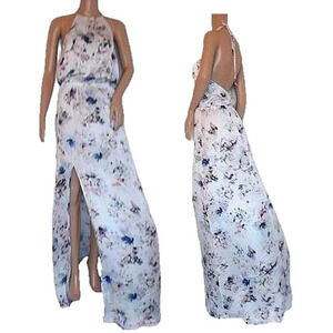 Show Me Your Mumu Halter Dress Bouquet Beauty